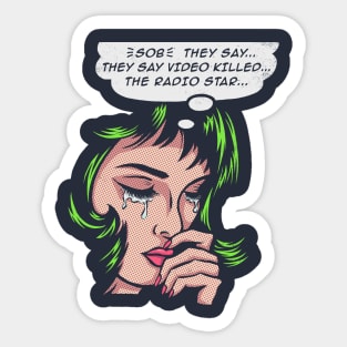 Video Killed the Radio Star Sticker